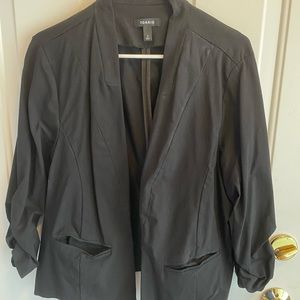 Torrid Blazer with rushed sleeves
